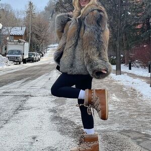 L. Cuppini Fox Fur Coat , New With Tags